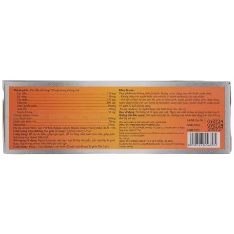 Viên uống Giấc Ngủ Vàng HD (Hộp 30 viên) hỗ trợ an thần, giúp ngủ ngon, tăng cường tuần hoàn máu não, giảm mệt mỏi.