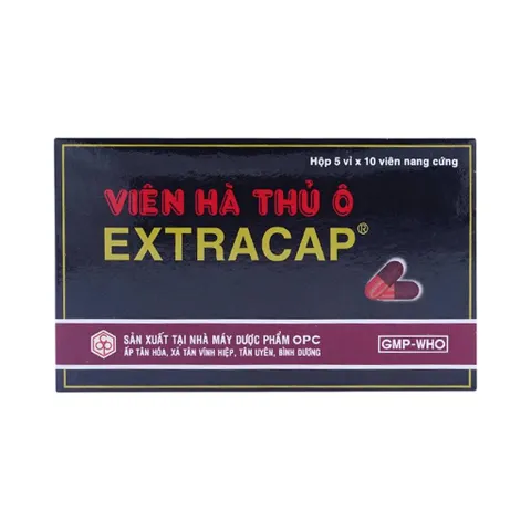 Viên Hà Thủ Ô Extracap OPC (Hộp 50 viên) Hỗ trợ cải thiện tình trạng tóc bạc sớm, rụng tóc, giúp tóc đen bóng tự nhiên