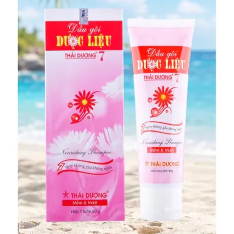 Dầu gội Dược liệu Thái Dương 7 (Tuýp 90g) 7 ngày không gàu không ngứa