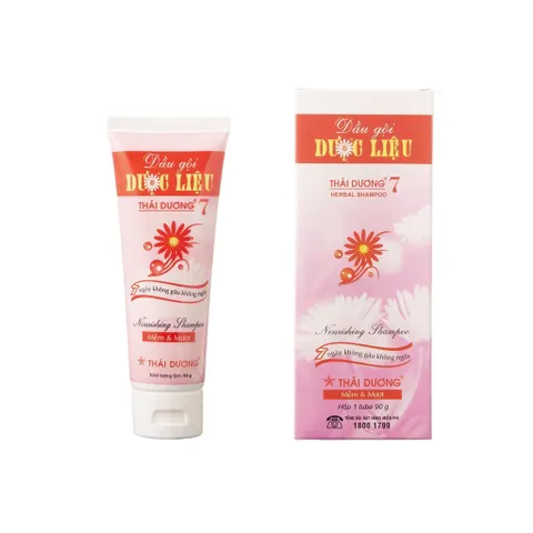 Dầu gội Dược liệu Thái Dương 7 (Tuýp 90g) 7 ngày không gàu không ngứa