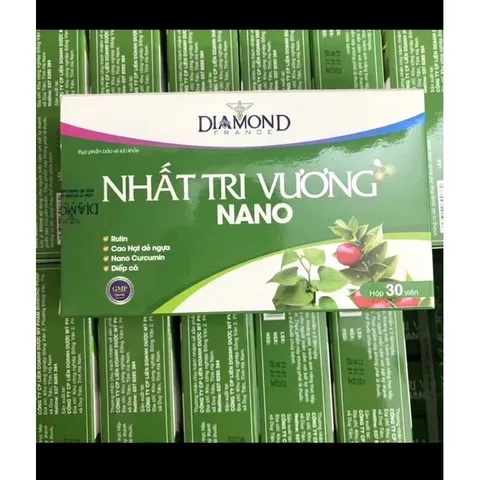 Viên Uống NHẤT TRĨ VƯƠNG NANO Cao Diếp Cá - giải pháp Hỗ trợ cho người bệnh trĩ và táo bón - Hộp 30v