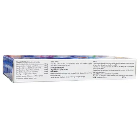Viên uống Tuệ Đức Hoàn Nguyên Vị (Hộp 20 viên) Hỗ trợ giảm trào ngược dạ dày - thực quản