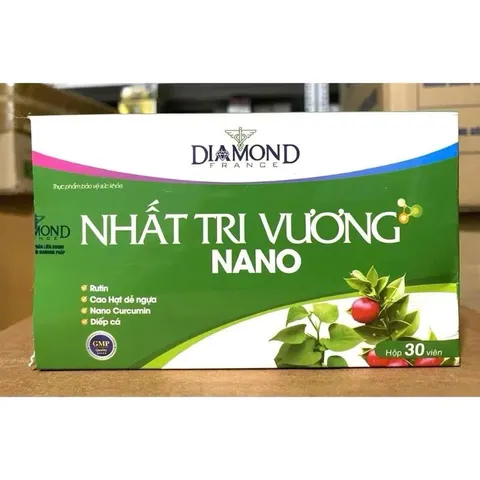 Viên Uống NHẤT TRĨ VƯƠNG NANO Cao Diếp Cá - giải pháp Hỗ trợ cho người bệnh trĩ và táo bón - Hộp 30v