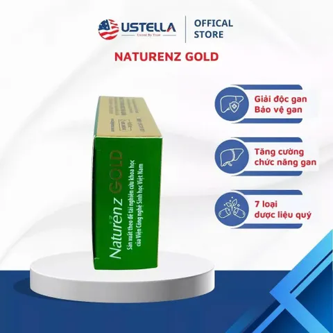 Naturenz Gold - Giải độc gan, bảo vệ gan (Hộp x 30 viên nang cứng)