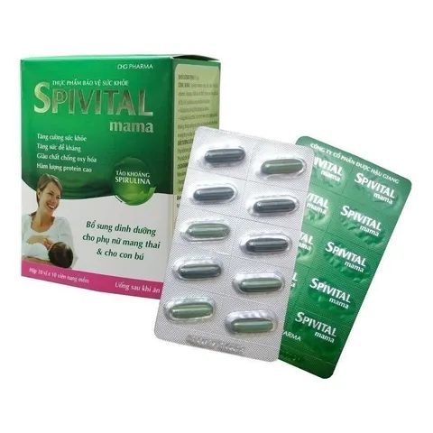 Thực phẩm bổ Spivital (DHG) (Nutri / Mama) bổ sung dinh dưỡng, tăng sức đề kháng cho trẻ em, phụ nữ có thai, cho con bú