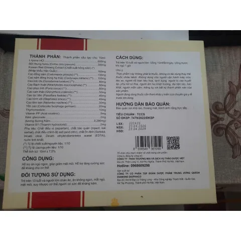 Hồng Sâm Koredphaco - Giúp ăn ngủ ngon, giảm mệt mỏi, tăng cường sức đề kháng (Hộp 30 gói)