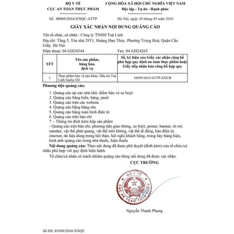 Dầu tỏi Tuệ Linh [Chính hãng] - Hỗ trợ giảm mỡ máu, tăng sức đề kháng - Hộp 100 viên