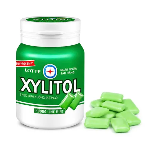 [CHÍNH HÃNG] Kẹo Gum Không Đường Lotte Xylitol - CHANH - DÂU - DƯA LƯỚI - TRÁI CÂY - GIẢI KHÁT - MÁT LẠNH - VIỆT QUẤT