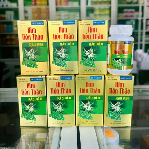 Kim Tiền Thảo Râu Mèo DHG ( chai 100 viên) hỗ trợ điều trị sỏi thận, sỏi tiết niệu, lợi tiểu.