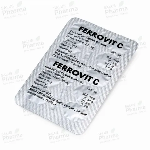[Chính Hãng] Viên Uống Bổ Sung Sắt Ferrovit C Mega We Care (Hộp 30 Viên) - Hỗ Trợ Tăng Tái Tạo Máu, Giảm Mệt Mỏi