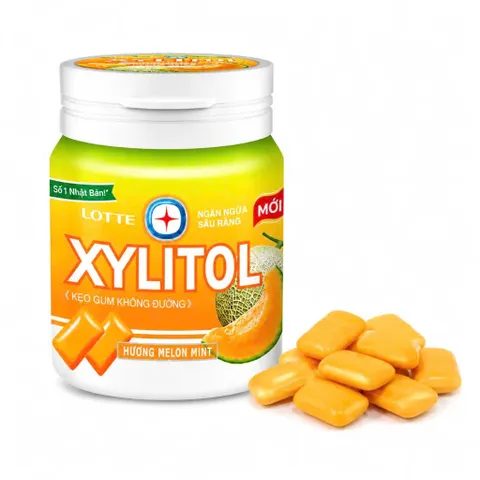[CHÍNH HÃNG] Kẹo Gum Không Đường Lotte Xylitol - CHANH - DÂU - DƯA LƯỚI - TRÁI CÂY - GIẢI KHÁT - MÁT LẠNH - VIỆT QUẤT