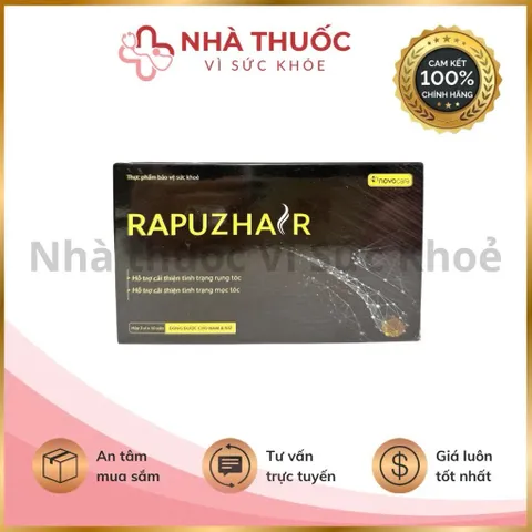 ✅[Chính Hãng] RAPUZHAIR viên uống hỗ trợ cải thiện tình trạng rụng tóc, giúp mọc tóc, giúp tóc chắc khoẻ (Hộp 30 viên)