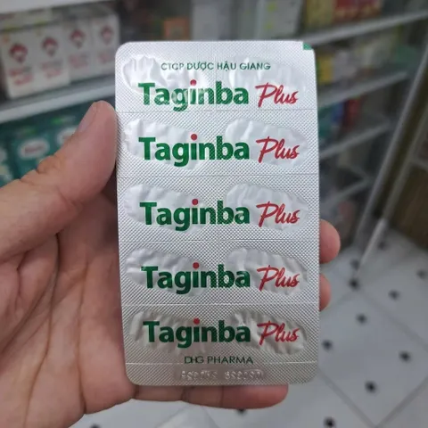 Taginba Plus DHG tpbvsk hoạt huyết và tăng cường tuần hoàn não 100 viên