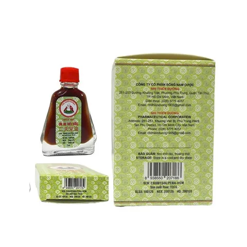 Dầu Nhị Thiên Đường Hỗ Trợ Cảm Mạo, Phong Hàn, Sổ Mũi (Chai 7ml) - Công Thức Gia Truyền