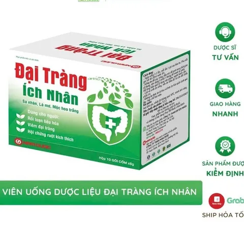 Đại tràng Ích Nhân bảo vệ và hỗ trợ giảm các triệu chứng đau bụng, đầy bụng, khó tiêu - hộp 10 gói DTI