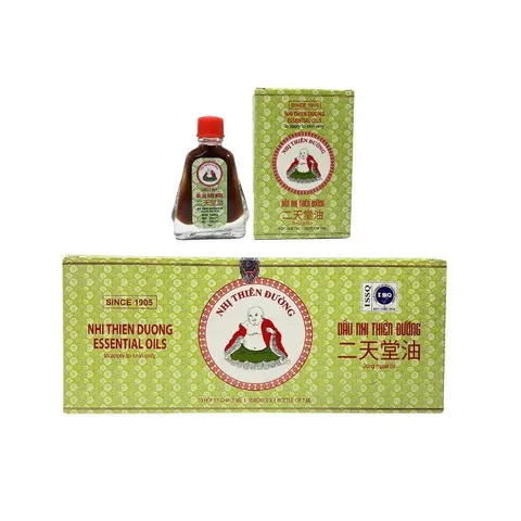 Dầu Nhị Thiên Đường Hỗ Trợ Cảm Mạo, Phong Hàn, Sổ Mũi (Chai 7ml) - Công Thức Gia Truyền