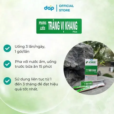 Phong liễu Tràng vị khang Plus hộp 6 gói - Giúp giảm đầy hơi chướng bụng rối loạn tiêu hoá