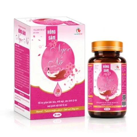 Hồng sâm ngọc nữ hương Nắng Xuân bổ thận nữ dưỡng thận, nám da, sạm da ích huyết, tăng cường nội tiết tố nữ kinh nguyệt