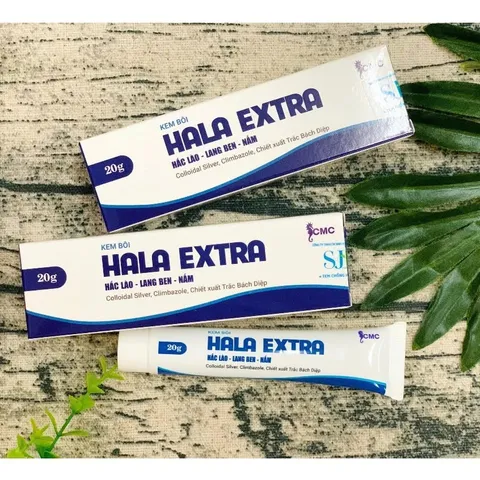 Kem Bôi Hắc Lào Hala Extra 20g - Chữa Lang Ben, Nấm Da
