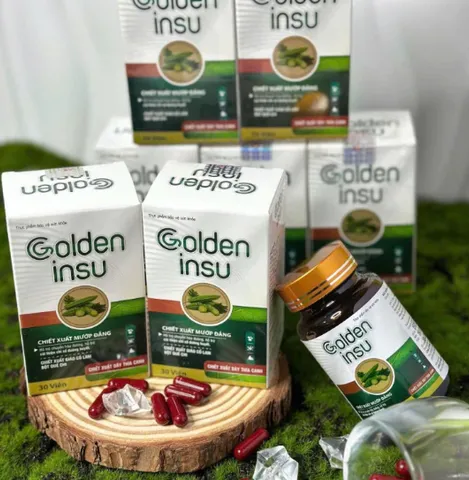 ✅ Golden Insu Hộp 30 Viên [Chính Hãng Cao Cấp] ✅ Viên uống tiểu đường hạ an đường huyết chống biến chứng tiểu đường