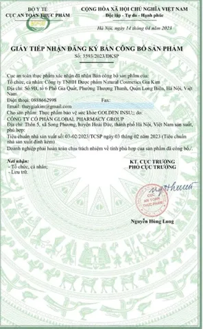 ✅ Golden Insu Hộp 30 Viên [Chính Hãng Cao Cấp] ✅ Viên uống tiểu đường hạ an đường huyết chống biến chứng tiểu đường