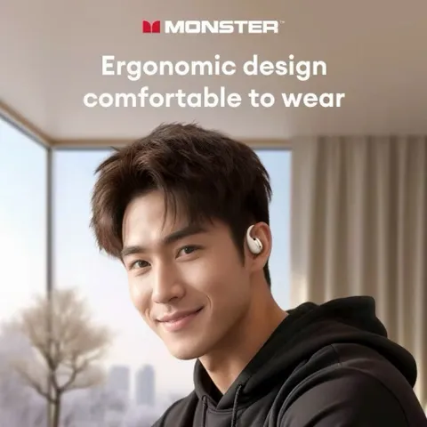 Tai Nghe Bluetooth TWS MONSTER XK006 - Tai Nghe Thể Thao Treo Vành Tai Âm Thanh HiFi, Cuộc Gọi HD