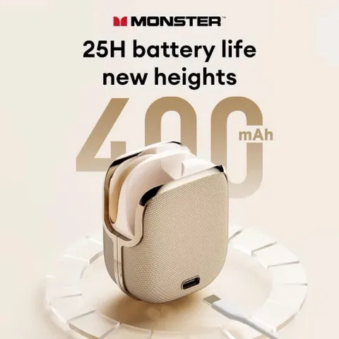 Tai Nghe Bluetooth TWS MONSTER XK006 - Tai Nghe Thể Thao Treo Vành Tai Âm Thanh HiFi, Cuộc Gọi HD