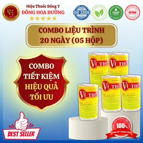 VỊ THỐNG TÁN (hộp 35g bột) - Giúp giảm ợ hơi, ợ chua, đau nóng rát thượng vị; Người viêm dạ dày - ĐÔNG HOA ĐƯỜNG