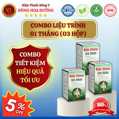 NIỆU KHANG ÍCH NHÂN (chai 40 viên) - Giúp giảm tiểu đêm, tiểu nhiều, tiểu rắt, tiểu không tự chủ - ĐÔNG HOA ĐƯỜNG