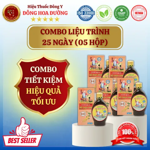 SÂM QUY BỔ THẬN TINH (chai 300ml) - Giúp bổ thận, bổ máu, mạnh gân cốt, tăng cường sức khoẻ - ĐÔNG HOA ĐƯỜNG