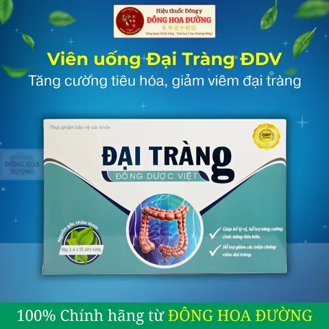 Viên uống Đại Tràng Đông Dược Việt (Hộp 30 viên) Giảm đầy hơi khó tiêu, hỗ trợ tiêu hóa khỏe, cân bằng đại tràng