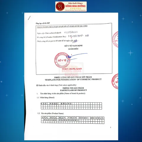 Sữa rửa mặt thảo dược Sắc Ngọc Khang (Tuýp 50g/100g) Làm sạch dịu nhẹ, dưỡng ẩm da, sáng da, giảm xỉn màu