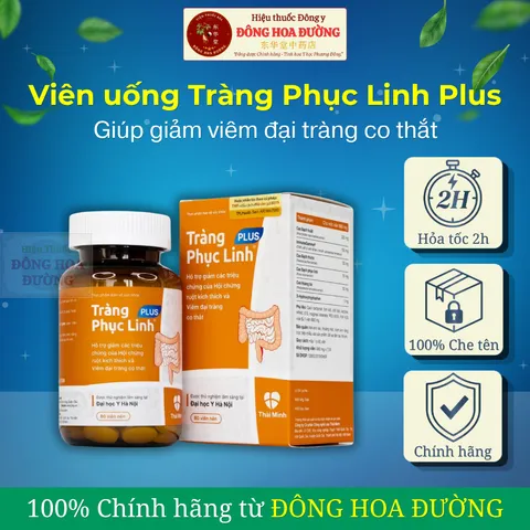Tràng Phục Linh Plus - Lọ 80 viên hỗ trợ đại tràng
