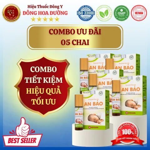 AN BẢO NAM DƯỢC (chai 12ml) - Giúp bé làm mát da, dịu da, làm mờ sẹo, thâm do côn trùng cắn - ĐÔNG HOA ĐƯỜNG