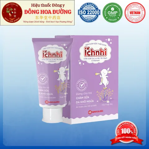 COMBO KEM DƯỠNG ẨM, CHÀM SỮA, HĂM NGỨA ÍCH NHI (tuýp 30g) - An toàn cho trẻ sơ sinh - ĐÔNG HOA ĐƯỜNG