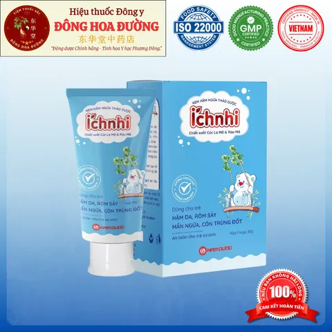 COMBO KEM DƯỠNG ẨM, CHÀM SỮA, HĂM NGỨA ÍCH NHI (tuýp 30g) - An toàn cho trẻ sơ sinh - ĐÔNG HOA ĐƯỜNG