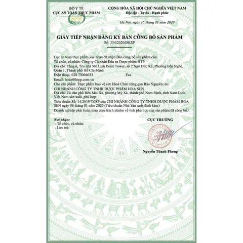 Viên uống Chức Năng Gan Bảo Nguyên (Hộp 30 viên) Hỗ trợ bảo vệ gan, hỗ trợ giải độc gan, hỗ trợ tăng cường chức năng gan