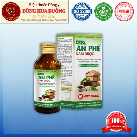 CAO AN PHẾ NAM DƯỢC (chai 110ml) - Giúp bổ phổi, dịu họng, giảm đờm, trừ ho, rát cổ, khản tiếng - ĐÔNG HOA ĐƯỜNG