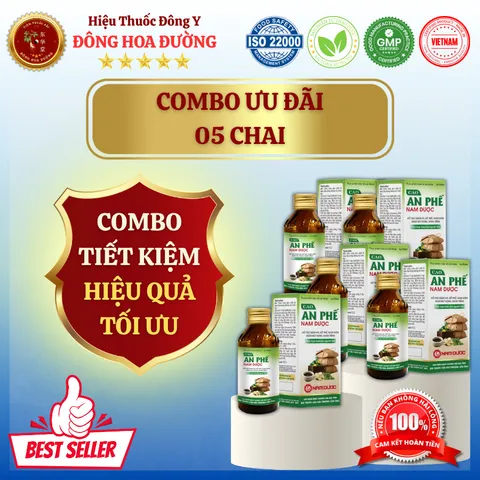CAO AN PHẾ NAM DƯỢC (chai 110ml) - Giúp bổ phổi, dịu họng, giảm đờm, trừ ho, rát cổ, khản tiếng - ĐÔNG HOA ĐƯỜNG