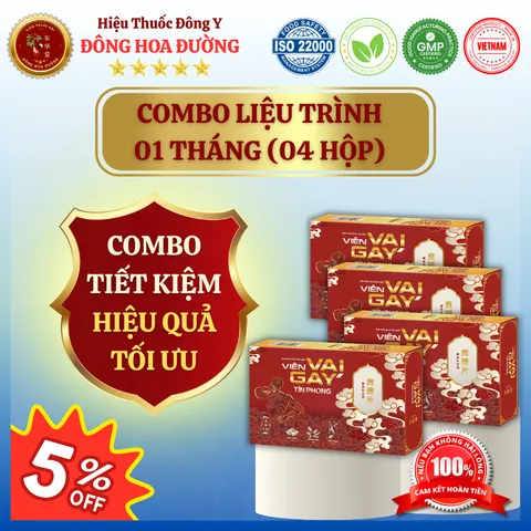VIÊN VAI GÁY TÍN PHONG (hộp 30 viên) - Giúp bổ máu, thông kinh lạc; Giảm đau nhức bả vai, khớp xương, lưng, cứng gáy