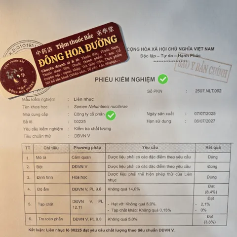 LIÊN NHỤC (Rút lõi) - 100g Hàng loại 1 Chẻ đôi, Không vụn (Có Giấy Kiểm Nghiệm) - DƯỢC LIỆU ĐÔNG HOA