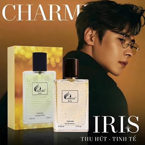 Nước hoa nam Charme Iris 50ML sang trọng nam tính lịch lãm