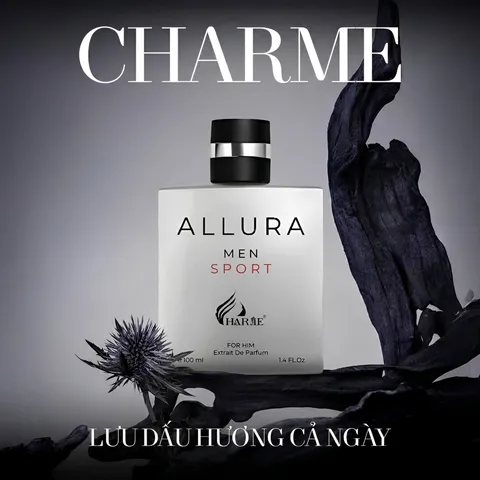 Nước hoa nam Charme Allura Men Sport 100ML trẻ trung, nam tính và cuốn hút