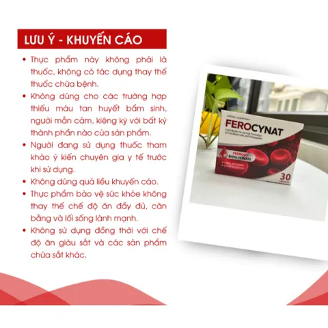 Viên Uống Bổ Sung Sắt Ferocynat Ba Lan - Hỗ Trợ Tăng Cường Sức Khỏe_Ngăn Ngừa TÌnh Trạng Thiếu Máu