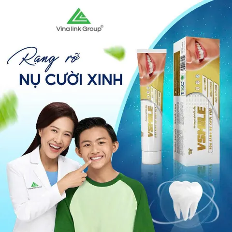 Kem đánh răng Vsmile hương vị cà phê 150g/ tuýp