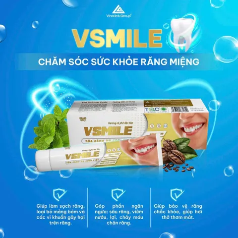 KEM ĐÁNH RĂNG VSMILE (150g/hộp)