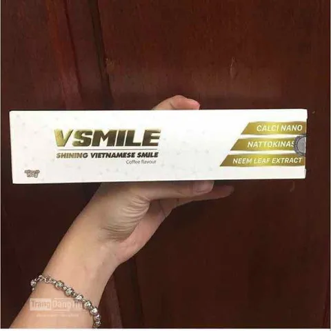 Kem đánh răng Vsmile vị cà phê giúp răng chắc khỏe, bảo vệ răng miệng cho nụ cười tỏa nắng 150g
