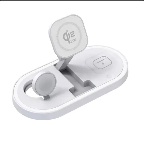 [CHÍNH HÃNG]Sạc Không Dây 3 Trong 1 HiTUNY G21 Qi2.2 25W, Sạc iPhone Apple Watch AirPods, Gập Gọn Tiện Lợi