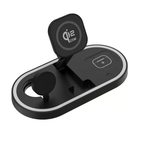 [CHÍNH HÃNG]Sạc Không Dây 3 Trong 1 HiTUNY G21 Qi2.2 25W, Sạc iPhone Apple Watch AirPods, Gập Gọn Tiện Lợi