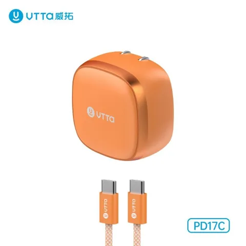 [ Có 3C]Củ Sạc Nhanh UTTA GaN 60W PD17C Mini, Sạc PD PPS AVS, Cổng Type-C, Chân Gập Gọn, Bảo Hành 12 Tháng